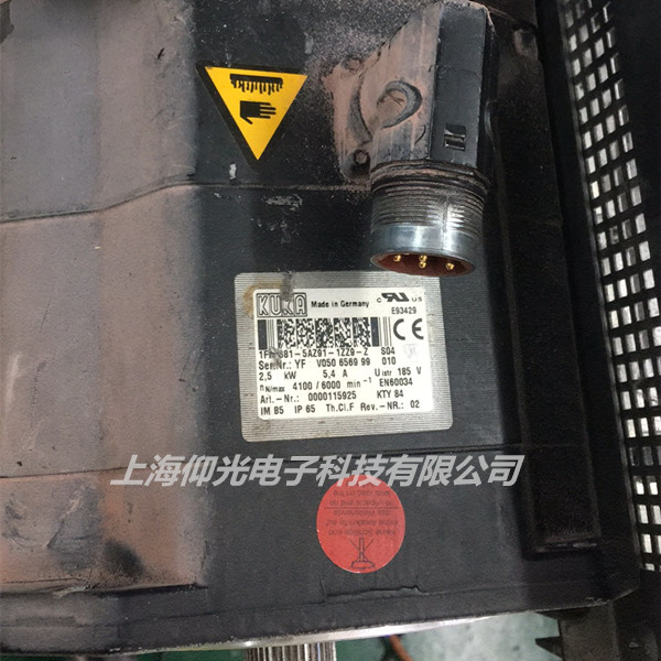 KUKA庫卡機器人伺服電機維修1FK7032-5AK71-1ZZ9-Z剎車失靈維修更換技術總結